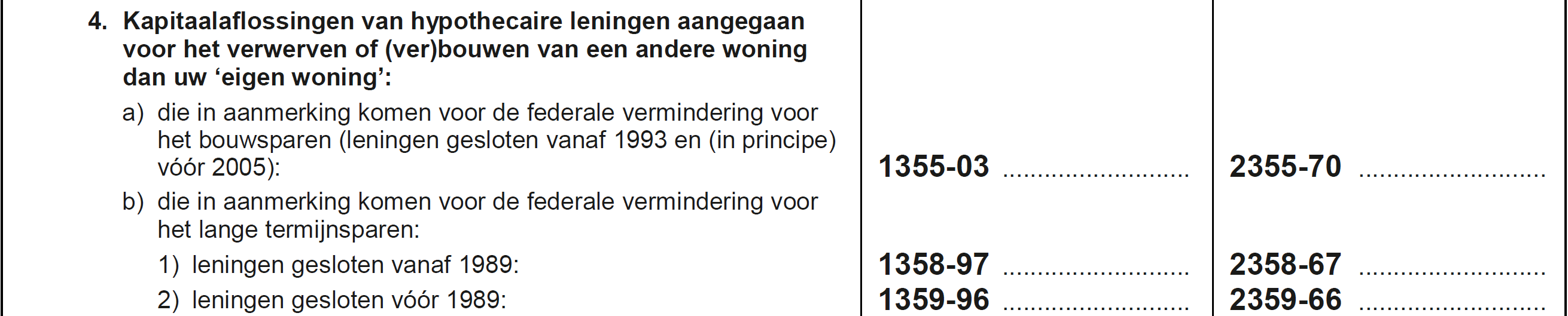 Vak IX - federaal - lening 1989