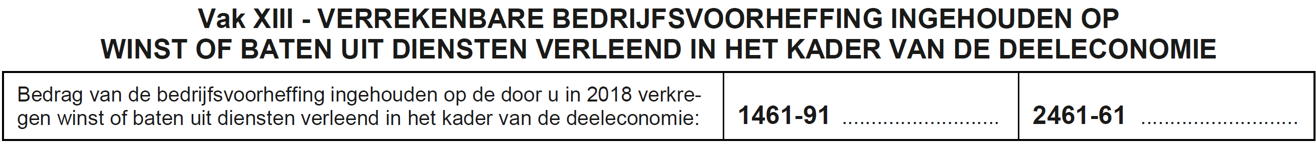 Vak IX Federaal bv deeleconomie