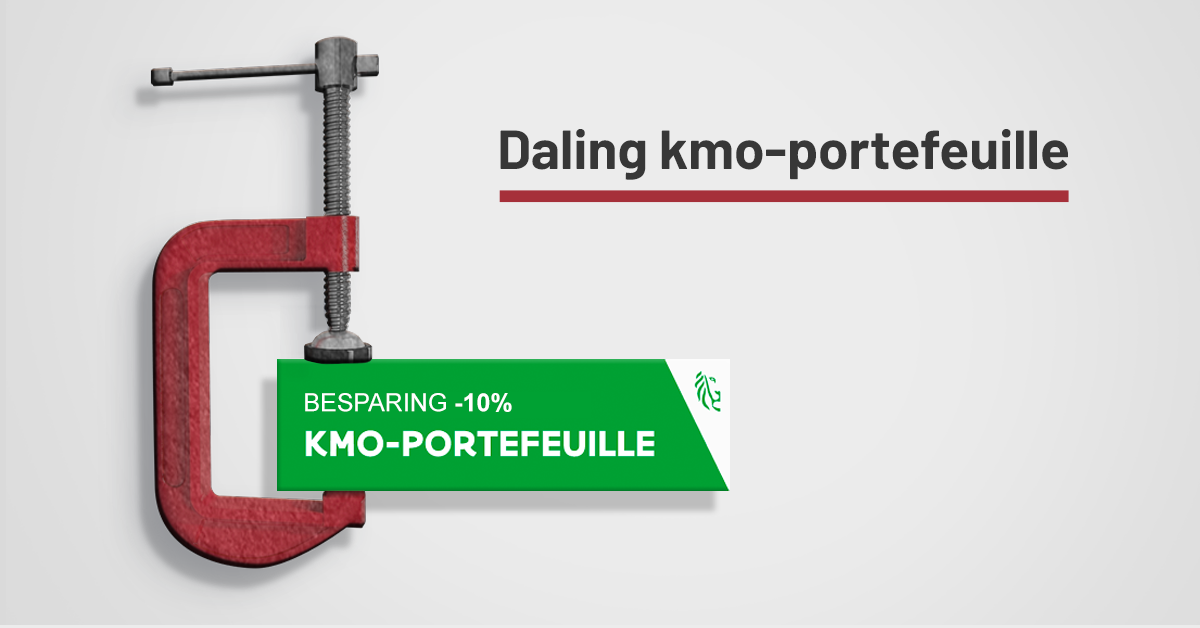 Daling KMO-portefeuille