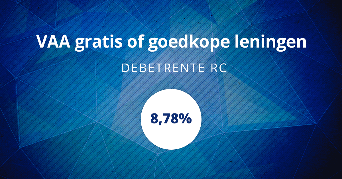 Referentierentevoeten renteloze leningen 2017