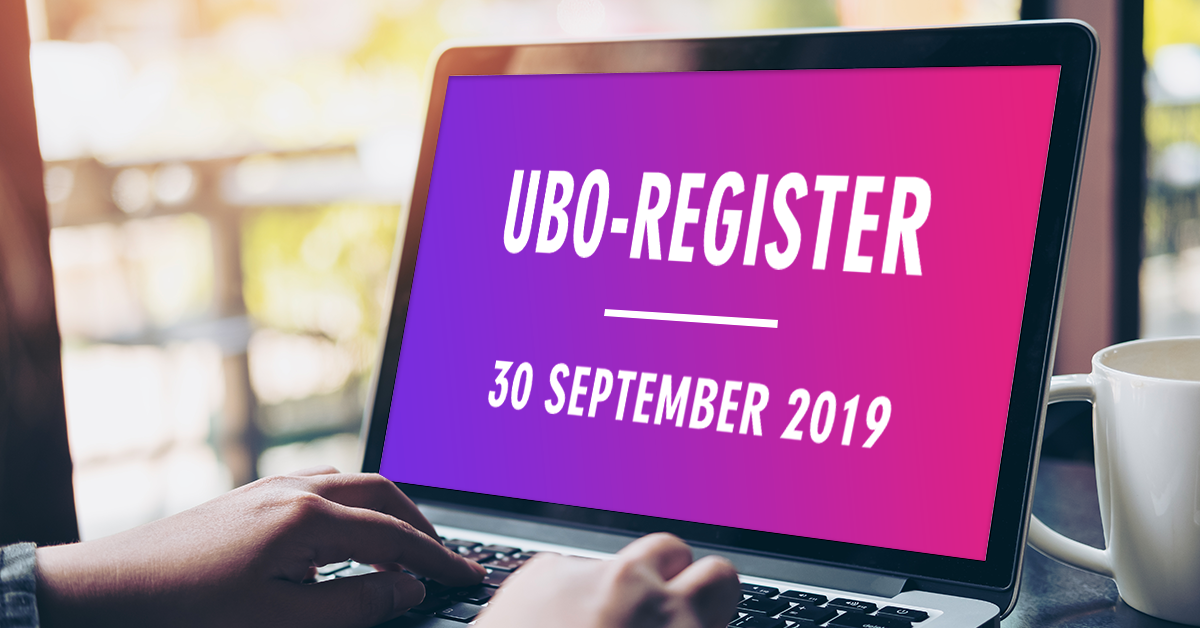 UBO-register deadline 30 september 2019
