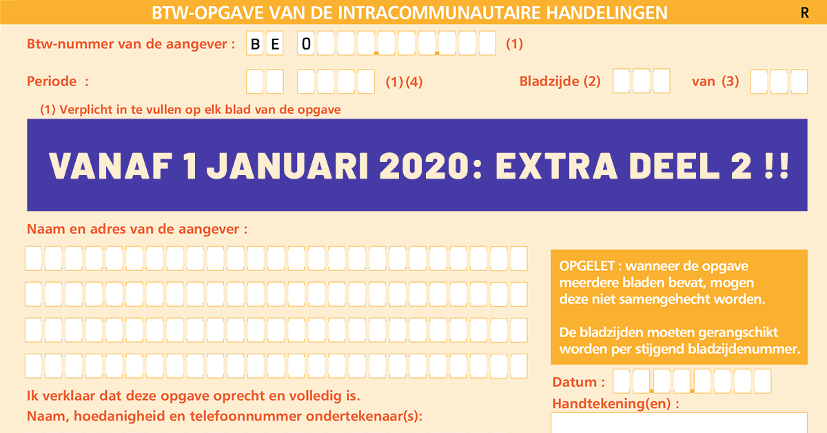 Nieuwe IC Opgave: twee delen vanaf 2020!