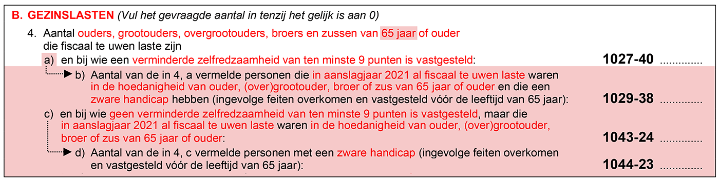 codes 1029, 1043 en 1044 geschrapt vanaf AJ 2026