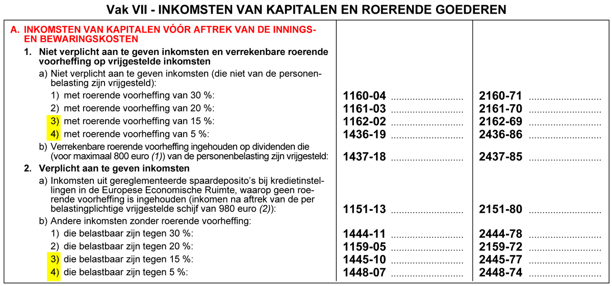 inkomsten van kapitalen aj 2024