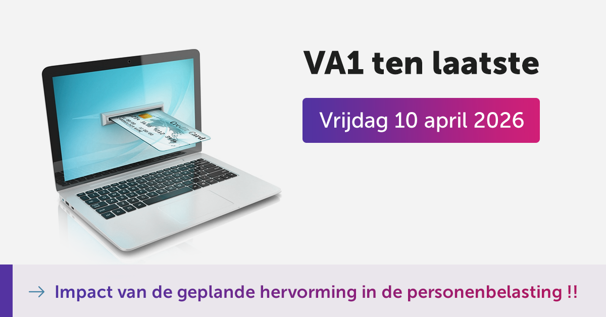 VA1 ten laatste vrijdag 10 april 2026